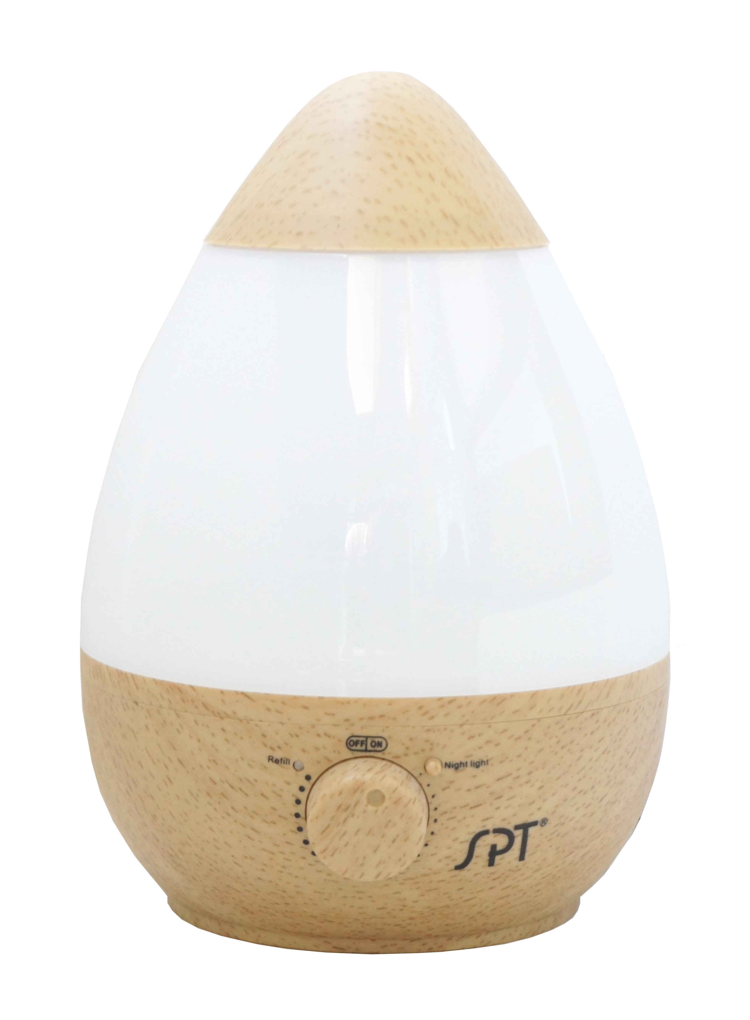 Ultrasonic Cool Mist Humidifier with Wood Grain Finish