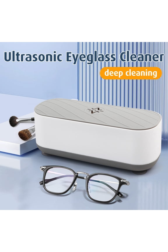 Ultrasonic Jewelry Cleaner: 48kHz Ring Cleaner, 24W Sonic Cleaner, suitable for jewelry, eyewear, ring clasps, and watch straps. Ideal for home and travel use.