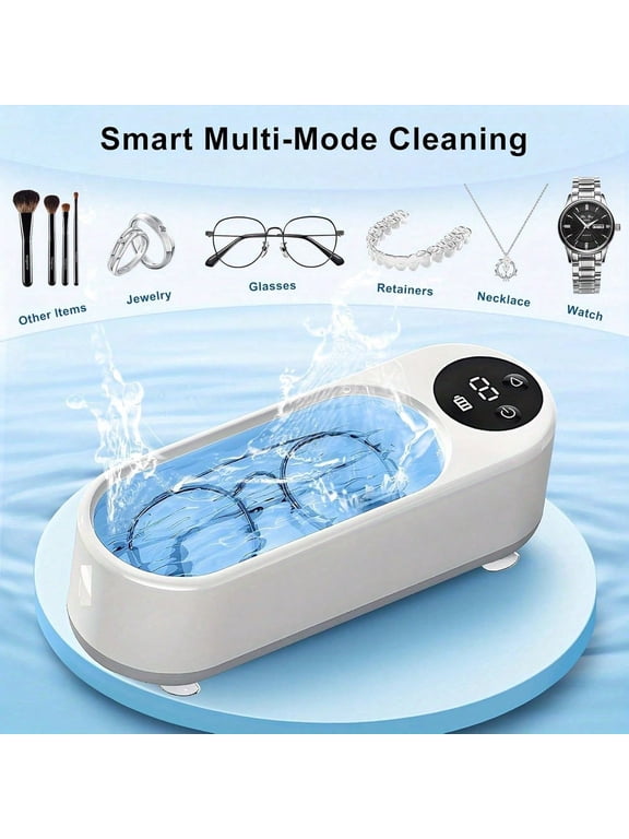 Ultrasonic Jewelry Cleaner Machine for Rings Glasses Watches, 1 Count