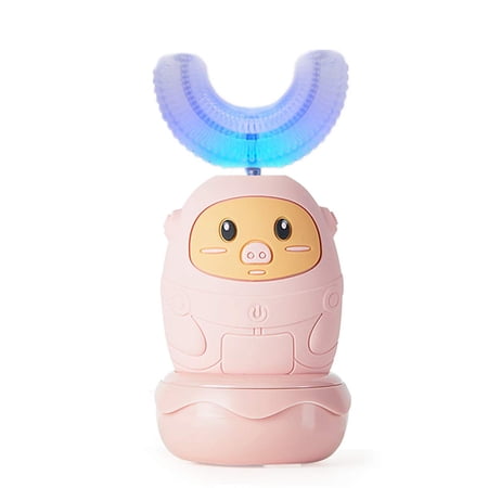 Ultrasonic Kids Electric Toothbrush , U-Type Silicone Toothbrush ,Automatic Toothbrush Kids,360° self Brushing Toothbrush ,Electric Toothbrush for Kids Aged 2-8