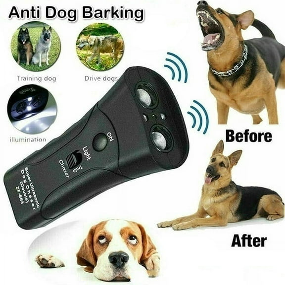 Ultrasonic LED Anti Bark Device Dog Training Repeller Ultrasonic Anti Bark Stop Barking Tool