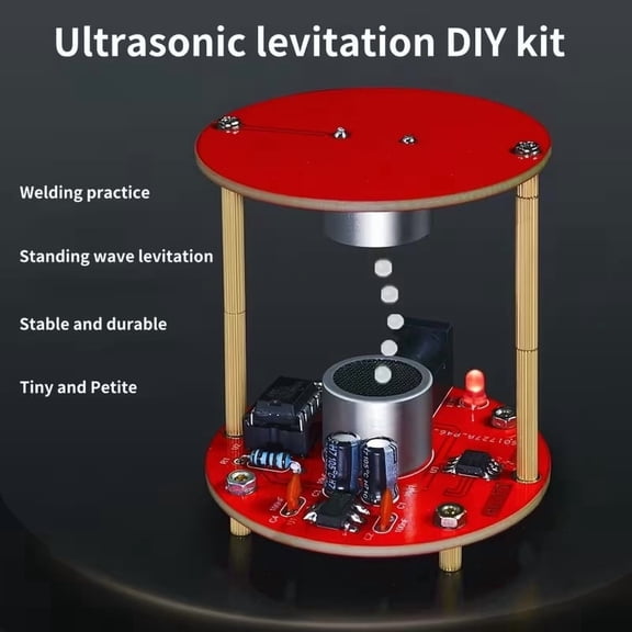 Ultrasonic Levitation Electronic Kit - Physics Experiment for Science Enthusiasts, Compatible with Icstation