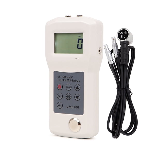 Ultrasonic Metal Thickness Tester (1.0-280MM): Voice Sound Velocity Gauge for Pipe/Steel Measuring