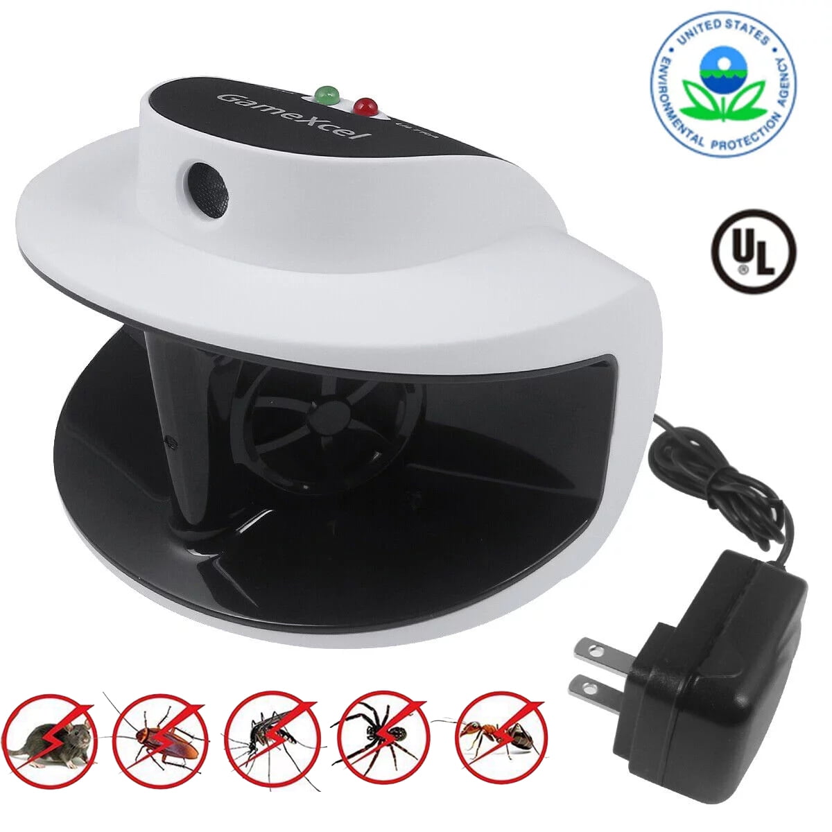 Ultrasonic Mice Repellent, 4in1 Electric Rat Squirrel Rodent Pest