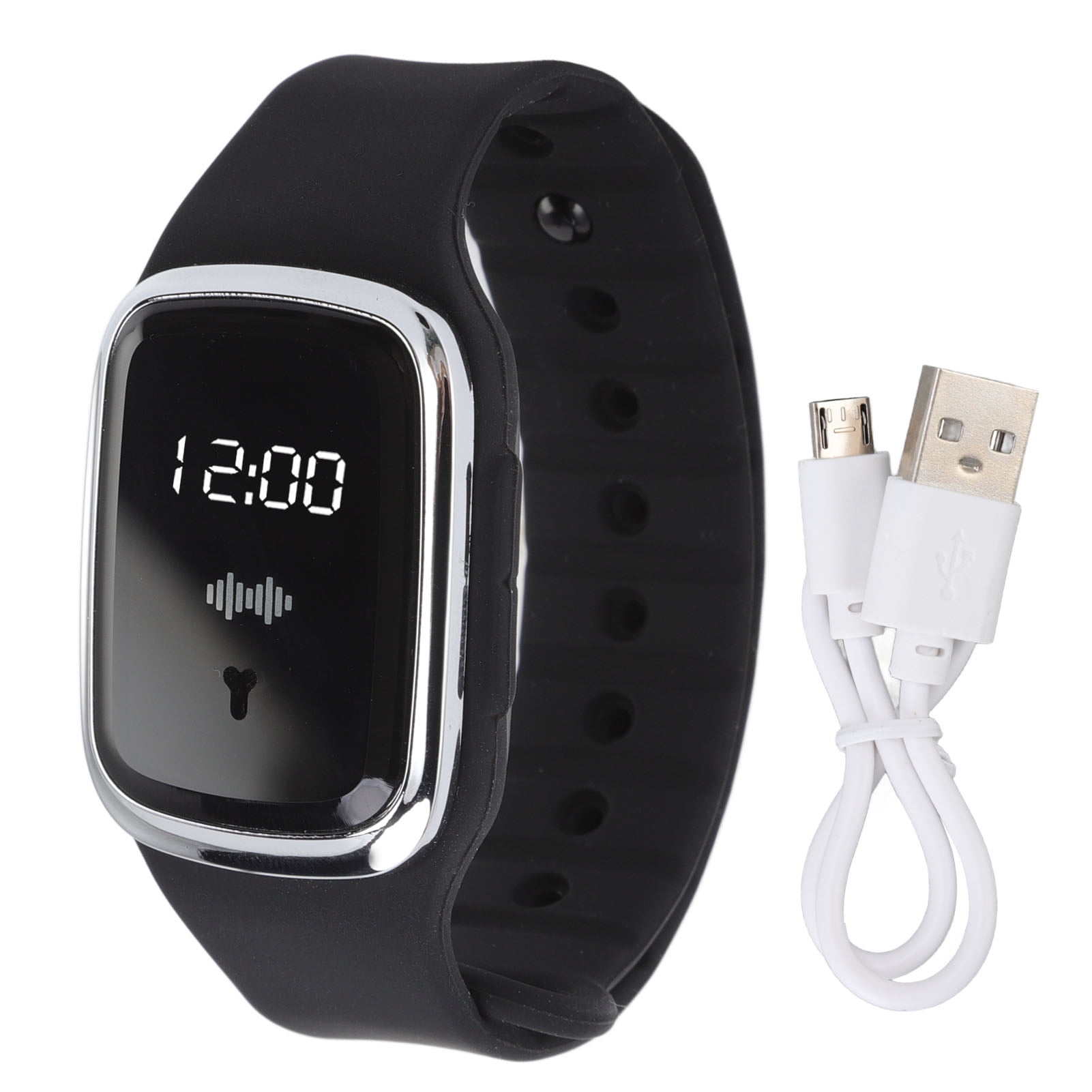Ultrasonic Mosquito Repellent Bracelet Watch Adjustable Safe USB Mosquito Repellent