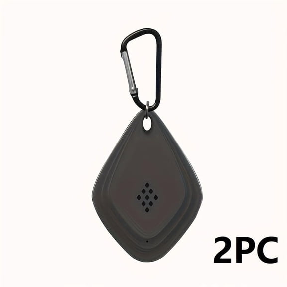 Ultrasonic Mosquito Repellent with USB Charging, Portable Insect Repeller for Camping, Black