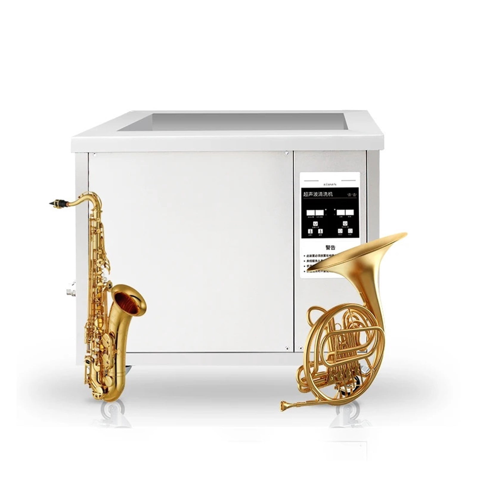 Ultrasonic Musical Instrument Cleaner Bath Dust Dirty Oil Oxide Remove Flute Engine Piano Ultrasound Cleaning Machine