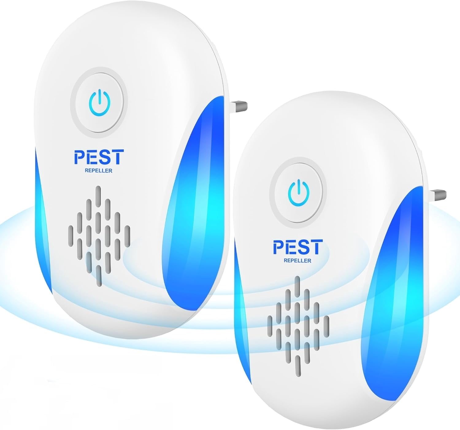 Ultrasonic Pest Control Repeler, 2 Pack Mouse Repelent Indoor for Roach ...