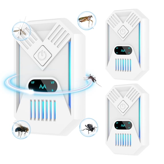 Ultrasonic Pest Control Repeler, 2 Pack Mouse Repelent Plug in Indoor for Roach, Mice, Rats, Rodent, Mosquito, Flies, Spiders, Cockroach, Pest Control Indoor for House Kitchen Barns Garage
