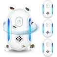 thumbnail image 1 of Ultrasonic Pest & Insect Repeler, Electric Mouse Repelent Plug ins for Roach, Rodent, Mouse, Bugs, Mosquito, Mice, Spider, Ant, Pest Control Plug in Indoor Home Kits, 4 Pack, 1 of 9