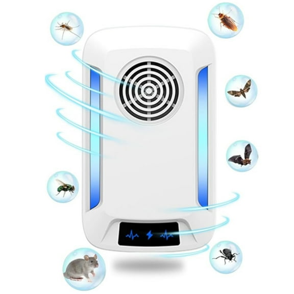 Ultrasonic Pest & Insect Repeler, Electronic Pest Control Plug in Indoor for Mouse, Roach, Bugs, Rodent, Mice, Mosquito, Rats, Spider Repelent for House Garage Office Basement