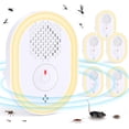 thumbnail image 1 of Ultrasonic Pest & Insect Repeller, Ultrasonic Repellent for Roach, Rodent, Mouse, Bugs, Mosquito, Mice, Spider, Ant,Electronic Plug in Pest Control, 6 Packs, 1 of 8