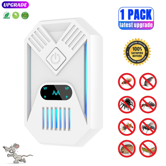 Ultrasonic Pest Repeler, 1PCS Upgraded Powerful Mouse Repelent plug in Pest Control, Effective Against for Mice, Rats, Spiders, Cockroaches, Ants, Mosquitoes