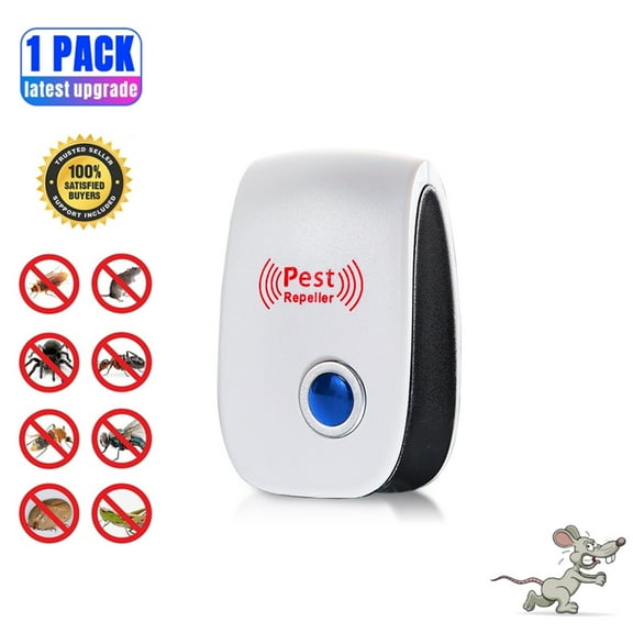 Ultrasonic Pest Repeler, Electronic Plug in Pest Control for Bugs, Indoor Pest Repelent, Mosquito, Roach, Ant, Rodent, Mouse, Spider Repelent for House, Warehouse, Garage