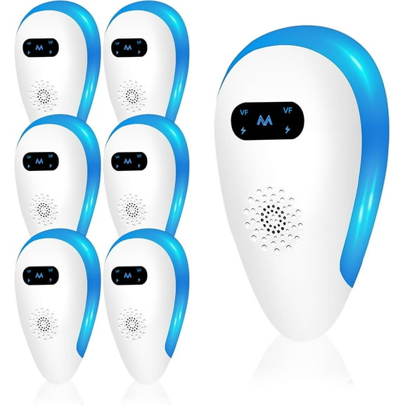 Ultrasonic Pest Repeler Indoor, Mouse Repelent, Pest Control, Pest Repelent for Home,Kitchen, Office, Warehouse, Hotel 6 Packs