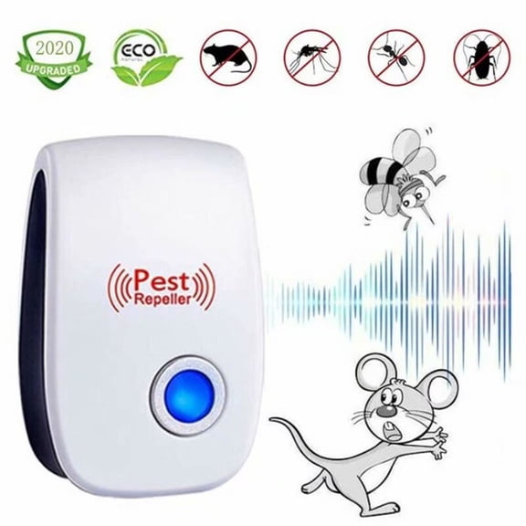 Ultrasonic Pest Repeller,Upgraded Electronic Pest Repellent Plug in Indoor Pest Control for Insects, Mosquito, Mouse, Cockroaches, Rats, Bug, Spider