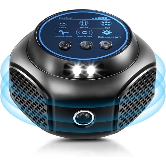 Ultrasonic Pest Repellent Plug in, Mouse Rodent Repellent Indoor Insect Control Traps for Mice Rat Squirrel Bats Roach Spider Ant Bug, Electronic Repelling Device with 3 Mode Switching