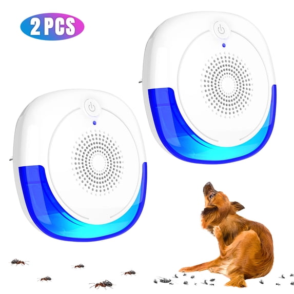 Ultrasonic Pest Repeller, 2 Packs Pest Repellent Electronic Plug, Ultrasonic Pest Control Mosquito Repellent Indoor for Home, Office, Repel Bugs for Roaches Spiders Flies Mosquitoes bat Fleas Rodents