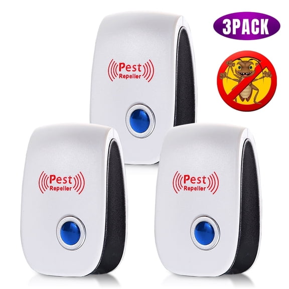Ultrasonic Pest Repeller 3 Packs Pest Control Electronic Plug in Indoor Pest Repellent