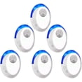 thumbnail image 1 of Ultrasonic Pest Repeller, 6 Pack - Indoor Pest Control, Pest Repellent Ultrasonic Plug in Mouse Repellent for Rodent, Mosquito, Electronic Pest Repeller for Home, Attic, Garage, Hotel, Office, 1 of 7