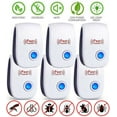 Ultrasonic Pest Repeller, 6 Pack Electronic Devices, Indoor Plugin for Mosquito, Insects