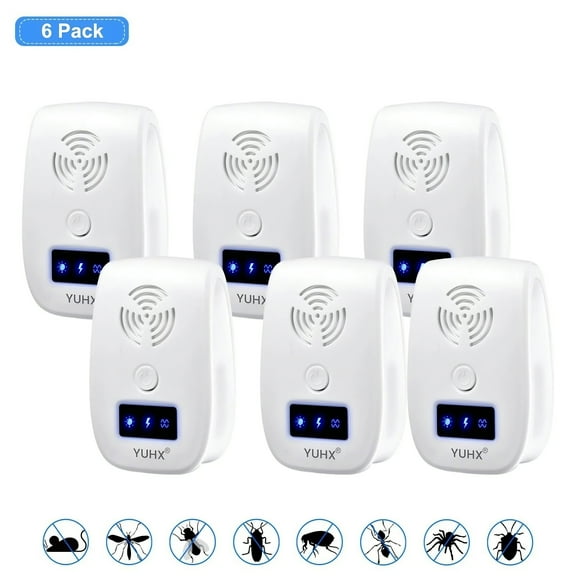 Ultrasonic Pest Repeller ,Electronic Pest Repellent Plug in for Mosquito, Mouse,Bugs, Mouse repellent with night light