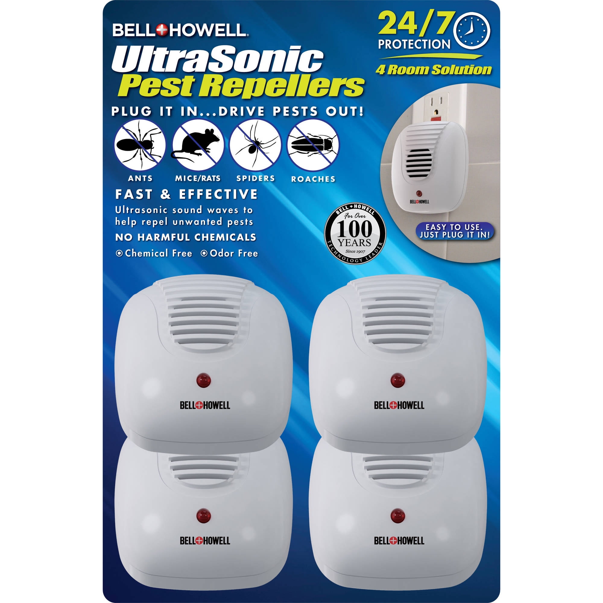 Bell howell ultrasonic pest repeller discount