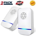 thumbnail image 1 of Ultrasonic Pest Repeller, Indoor Pest Control Electronic Plug in(2Pack), 1 of 8