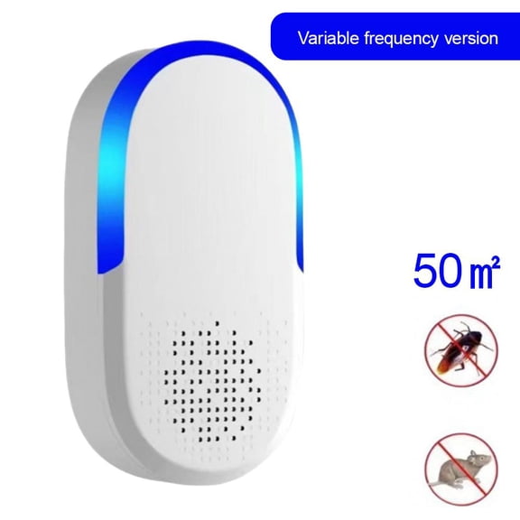 Ultrasonic Pest Repeller, Intelligent Variable Frequency Plug-in Deterrent for Indoor Use, Quiet Electronic Device for Rodent and Insect Deterrent