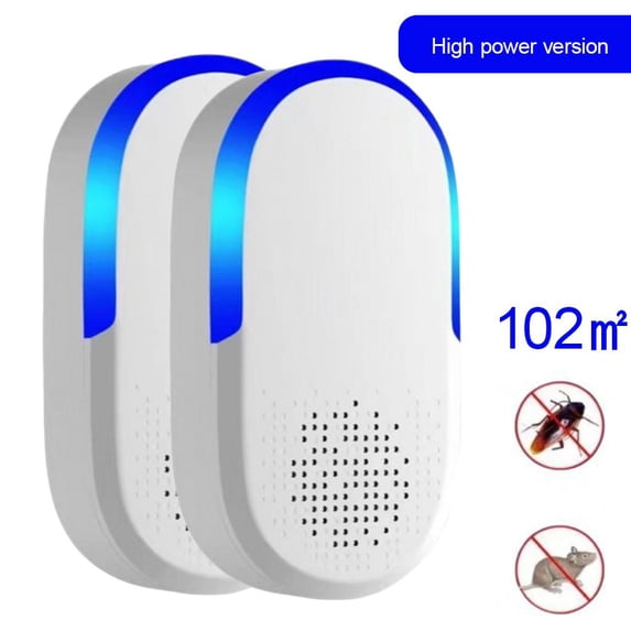 Ultrasonic Pest Repeller, Intelligent Variable Frequency Plug-in Deterrent for Indoor Use, Quiet Electronic Device for Rodent and Insect Deterrent