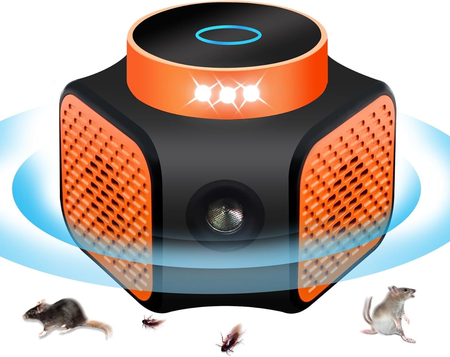 Ultrasonic Pest Repeller, KALLODEAR Mouse Repellent, Mice Repellent Plug-ins, Rodent Squirrels Repellent Indoor Ultrasonic Pest Repeller Mouse Deterrent Rat Control for Home garege