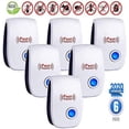 thumbnail image 1 of Ultrasonic Pest Repeller Plug in New 2019 Pest Repellent, Power Saving, Home Indoor and Outdoor Use, Pest Reject 6Pack Rat Repellent, Mice Repellent, Mosquitos, Roachs, Spiders, Bed Bugs, Fleas, 1 of 7