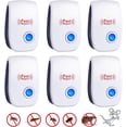 thumbnail image 1 of 6 Packs Ultrasonic Pest Repeller, Electronic Rodent Repellent, Plug in Indoor Mice Repellent for Insects, Spiders, Mosquitoes, Bugs, 1 of 7
