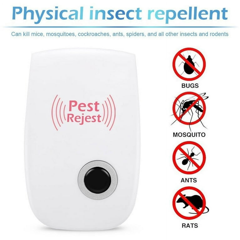 6 Pieces Of Ultrasonic Insect Repellent Insect Repellent, Mosquito, Mouse,  Spider, Ant, Rat, Cockroach, Insect Repellent
