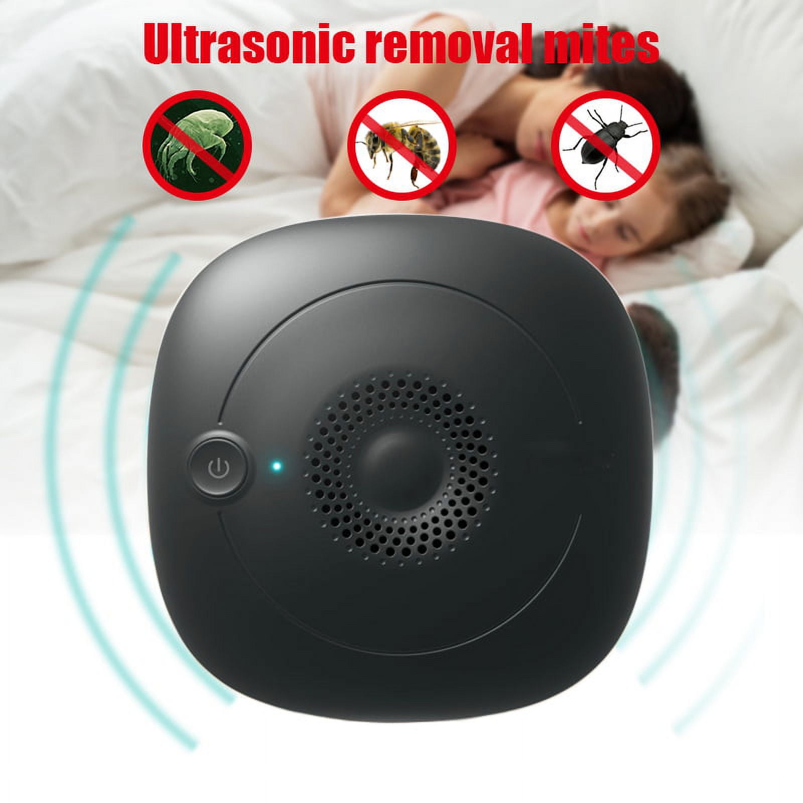 Ultrasonic Pest Repeller Plugin Electronic Dust Mite Bed Bug Killer