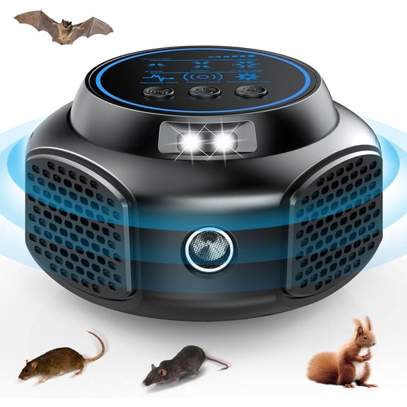 Ultrasonic Pest Repeller Plug in, Indoor Electronic Deterrent for Mouse, Mice, Rat, Squirrel, Mosquito, Spider, Bug, Rodent Control for Home, Attic, Garage (1 PCS)