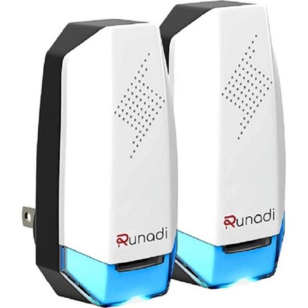 Ultrasonic Pest Repeller Plug in - Mosquito Rodent Mice - 2 Pack