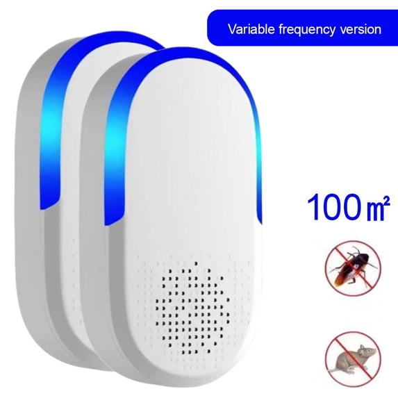 Ultrasonic Pest Repeller, Rechargable Electronic Mouse Repellent for Home Spiders, For Mice, Rats, Effective Rodent