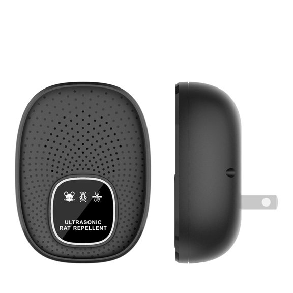 Ultrasonic Pest Repeller Wall Plug-in - Get Rid of Rodents, Squirrels, Mice, Rats, Roaches White