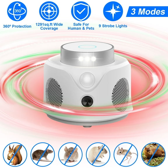 Ultrasonic Pest Repeller, iMounTEK Rodent Mice Repellent for House, Attic, Garage, Basement, RV, Barn