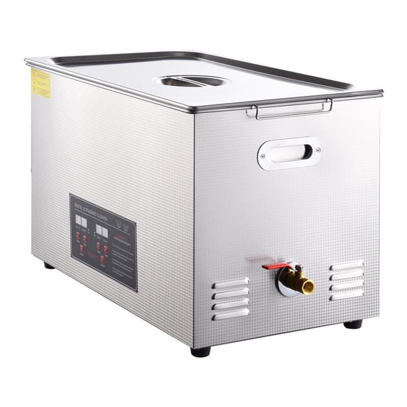 Ultrasonic Professional Cleaner, 30L Jewelry Cleaner with Digital Timer & Heater, Stainless Steel Industrial Sonic Cleaner 40kHz for Glasses, Watches, Rings, Small Parts