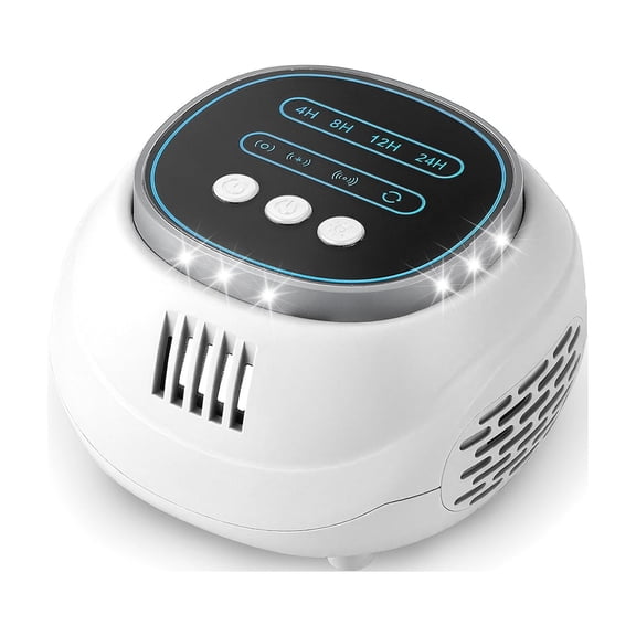 Ultrasonic Rodent Chaser Rat Repellent Pest Driver Mouse Control Squirrel Repeller with 4 Modes 4-65KHz Strobe Light 4 Timer 1292sq.ft. Coverage for R