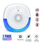 Ultrasonic Rodent Repellent, Indoor Plug in Electronic Pest Repellent, Mouse, Insects, Mice, Spiders, Mosquitoes, Bugs Control