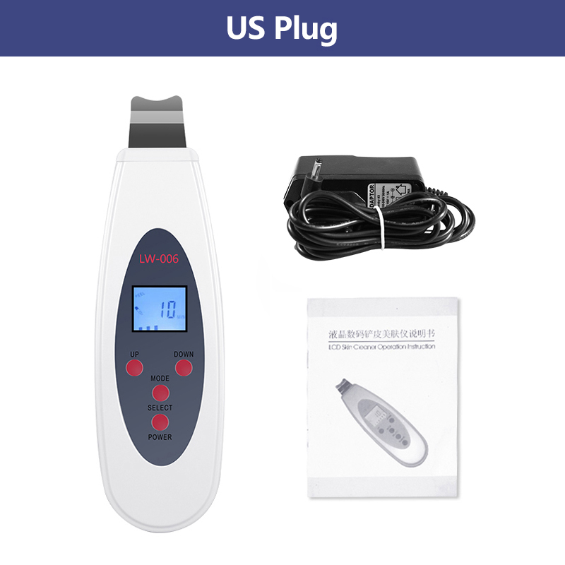 Ultrasonic Skin Scrubber Deep Face Cleaning Machine RemoveFacial