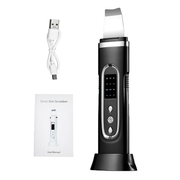 Ultrasonic Skin Scrubber Electric Facial Cleansing Pore Deep Cleaner Acne Blackhead Remover Peeling Shovel Device Beauty Machine