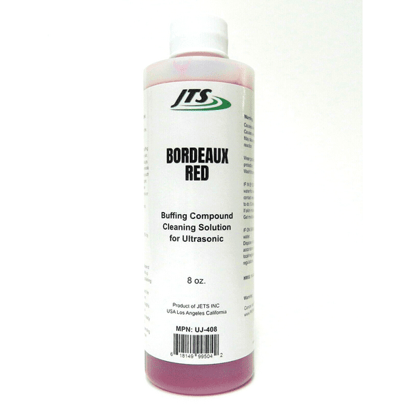 Ultrasonic Solution Cleaner JTS Bordeaux 8oz Red Jewelry Cleaning Parts Concentrate