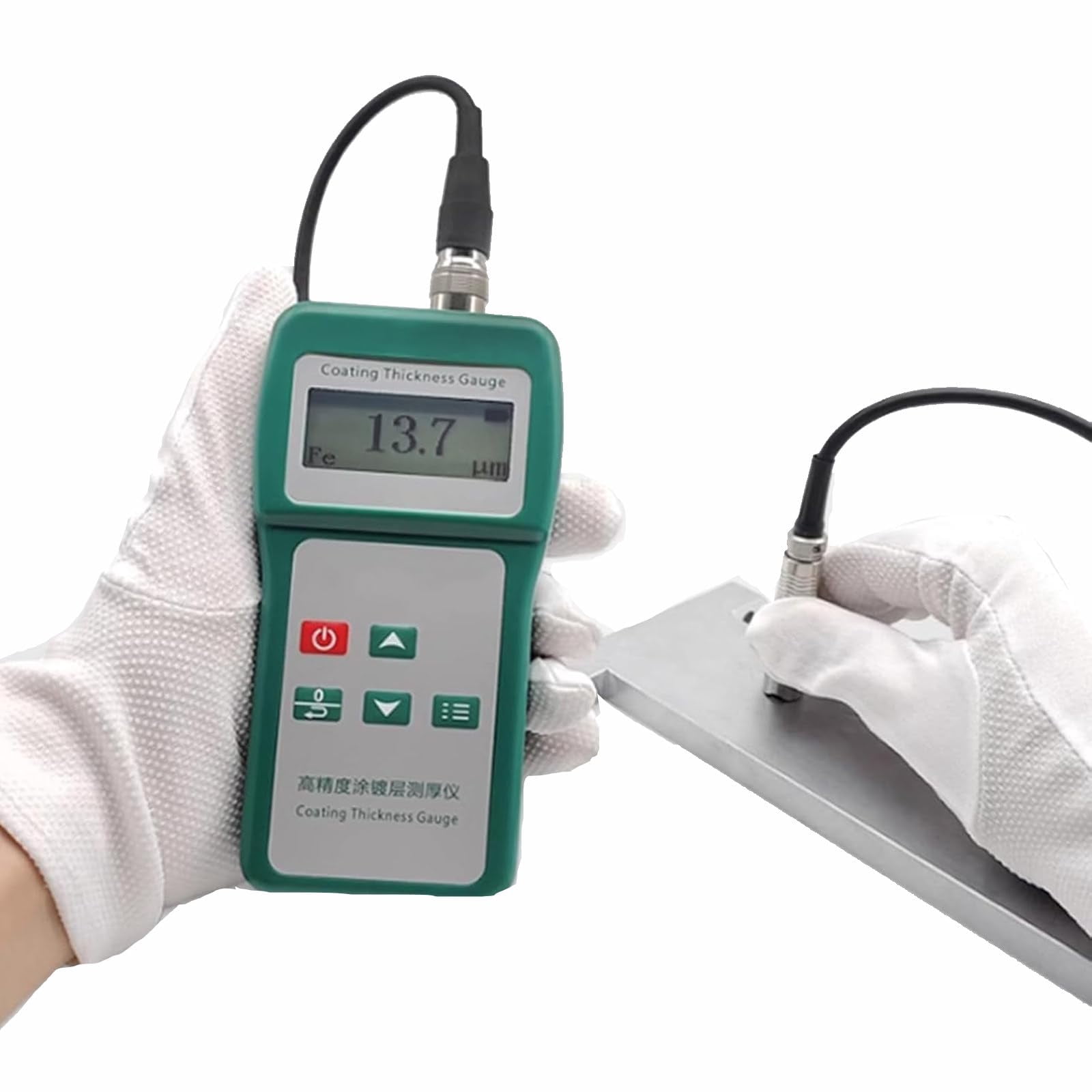 Measuring Um Ultrasonic Thickness Gauge, 0-1500 Um Digital Paint Gauge, Car Portable ...