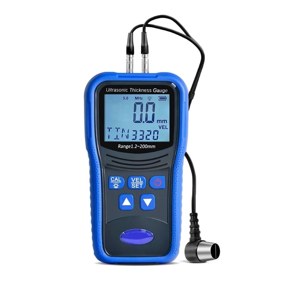 Ultrasonic Thickness Gauge For Cars Metal Meters Paint Thickness Tester Measurement 1.2-200mm Suitable For Various Materials