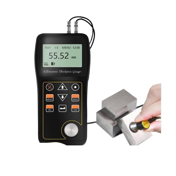 Ultrasonic Thickness Gauge Range with PE/IE/Test Modes Echo-Echo Mode,Backlight Display,Data Storage ,Accurate Readings
