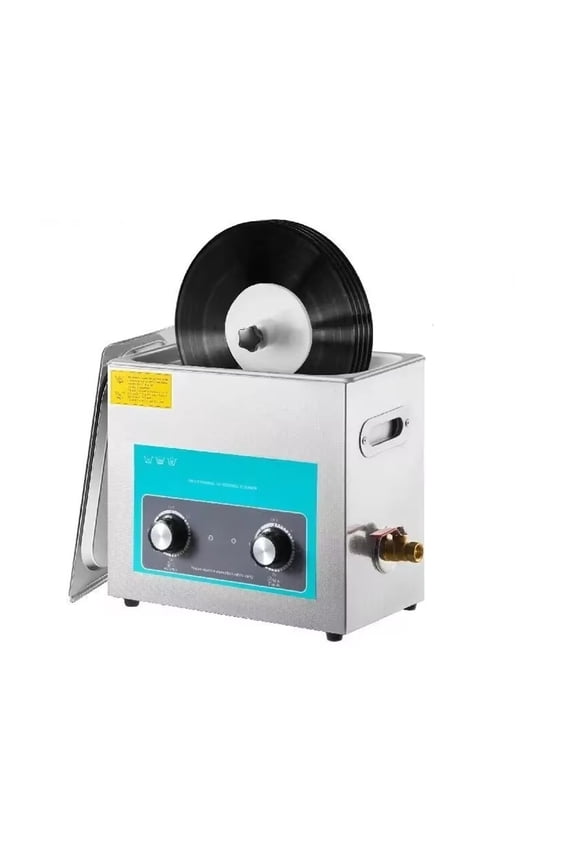 Ultrasonic Vinyl Record Cleaner Knob Ultrasonic Record Cleaner Mini Portable Washing Machine 40kHz ,Convenient to Use